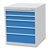 Bedrunka+Hirth Schubladenschrank T736 R 24-24 mit 5 Schubladen 2x 100 2x150 1x200 mm