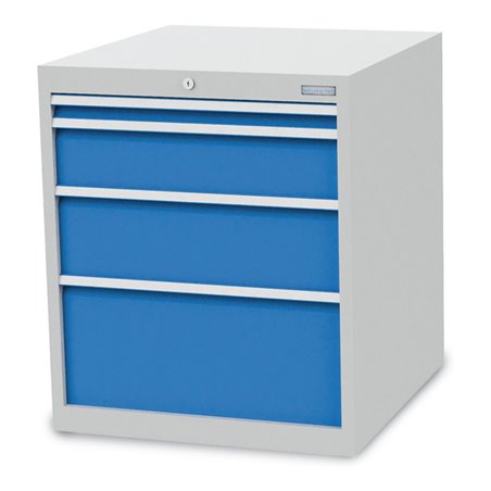 Bedrunka+Hirth Schubladenschrank T736 R 24-24 mit 4 Schubladen 1x50 mm 1x150 mm 1x200 1x300 mm