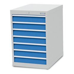 Bedrunka+Hirth Schubladenschrank T736 R 18-24 mit 7 Schubladen 7x100 mm Schubladen