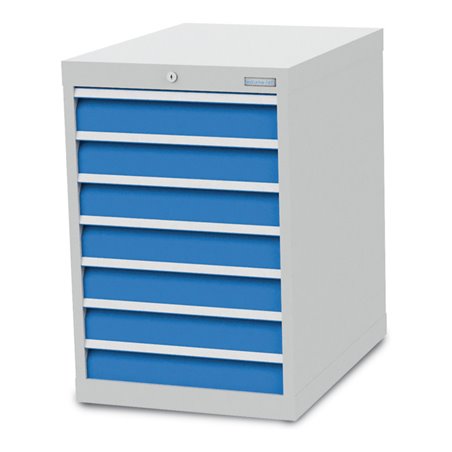 Bedrunka+Hirth Schubladenschrank T736 R 18-24 mit 7 Schubladen 7x100 mm Schubladen