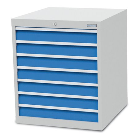 Bedrunka+Hirth Schubladenschrank T736 R 24-24 mit 7 Schubladen 7x100 mm