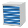 Bedrunka+Hirth Schubladenschrank T736 R 24-24 mit 7 Schubladen 7x100 mm