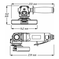 HAZET Winkelschleifer 9033N-7