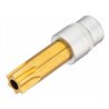HAZET Nockenwellen-Versteller TX Schraubendreher-Einsatz mit Bohrung 2788-T100H Vierkant hohl 12,5 mm (1/2 Zoll) Tamper Resistan