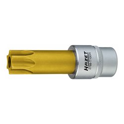 HAZET Nockenwellen-Versteller TX Schraubendreher-Einsatz mit Bohrung 2788-T100H Vierkant hohl 12,5 mm (1/2 Zoll) Tamper Resistan
