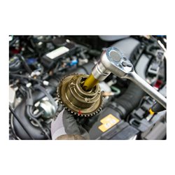 HAZET Nockenwellen-Versteller TX Schraubendreher-Einsatz mit Bohrung 2788-T100H Vierkant hohl 12,5 mm (1/2 Zoll) Tamper Resistan