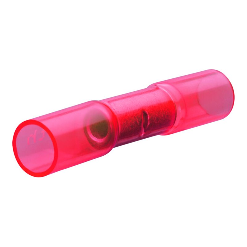 Knipex Stoßverbinder mit Schrumpfschlauchisolation Kabel 0,5-1,0 mm² AWG 20-17 rot