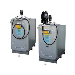 CEMO Schmierstoff-Kompaktanlage ECO elektrisch für Frischöl 750 Liter + 15m Schlauch