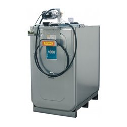CEMO Schmierstoff-Kompaktanlage ECO elektrisch für Frischöl 750 Liter + 4m Schlauch