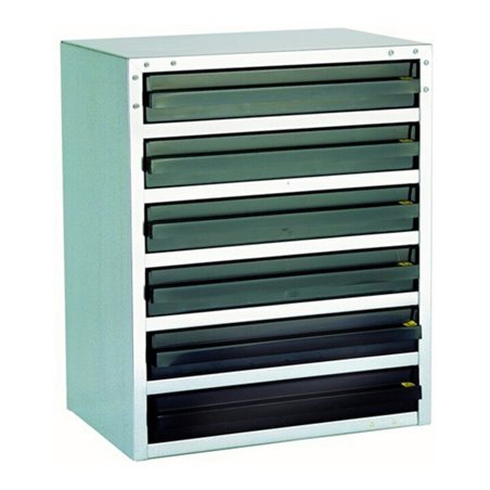 raaco Kleinteilemagazin ESD 250/6-3 B.357xT.255xH.435mm 6Schubl. sw galv.