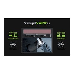 Optrel Schweißerschutzhelm Vegaview2.5 Batterielebensdauer ca.3000 h 90x110mm DIN 8-12