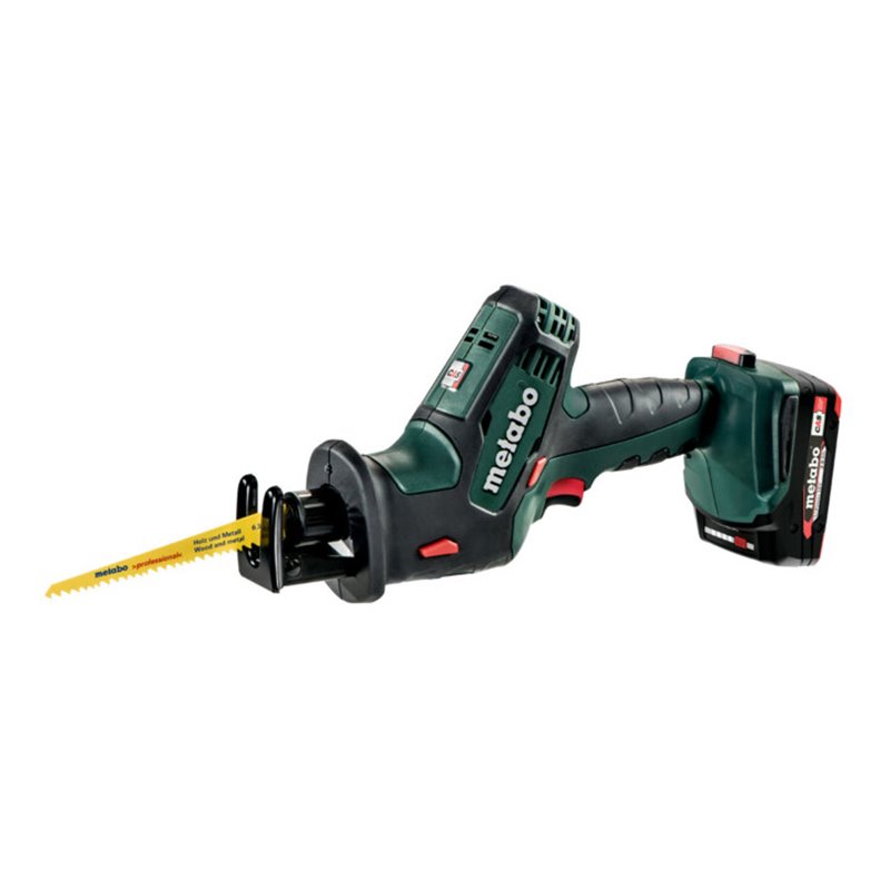 Metabo Akku-Säbelsäge SSE 18 LTX Compact metaBOX 145 18V 2x2Ah Li-Power + ASC 55