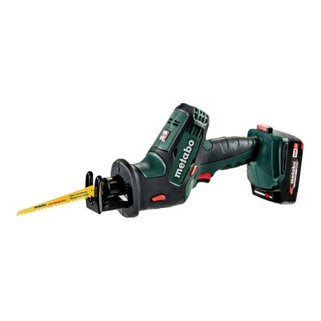 Metabo Akku-Säbelsäge SSE 18 LTX Compact metaBOX 145 18V 2x2Ah Li-Power + ASC 55