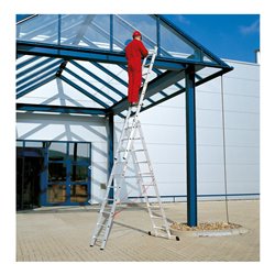 Euroline Alu-Mehrzweckleiter 3-teilig Nr. 307