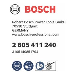 Bosch Staubbox mit Filter 150 x 120 mm schwarze Ausführung