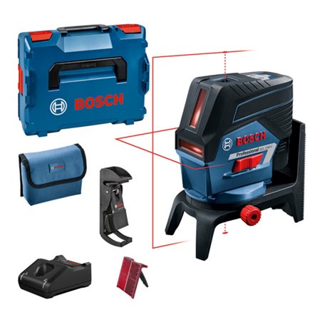 Bosch Kombilaser GCL 2-50 C mit 1 x 2,0 Ah Li-Ion Akku RM 2 BM 3 L-BOXX