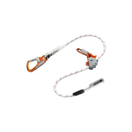 Skylotec Halteseil ERGOGRIP SK12 1,5m EN358:1999 EN353-2:2002 weiß PA Alu.