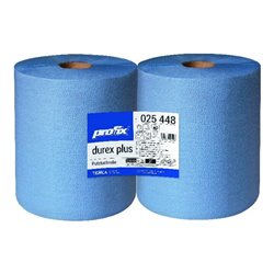 Putztuch profix durex plus L380xB360ca.mm blau 3-lagig,perforiert 500 Tü./Rl.