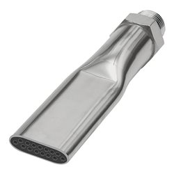 Riegler Lärmarme Flachdüse, 1/2 - 27 UNS, MS vern., Düsenbreite 21,0 mm