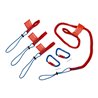 KNIPEX 00 50 04 T BK Sicherungssystem-Set 1 x 00 50 01 T BK, 3 x 00 50 02 T BK, 2 x 00 50 03 T BK 