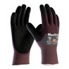 Handschuhe MaxiDry® 56-425 Gr.10 lila/schwarz Nyl.EN 388 PSA II ATG
