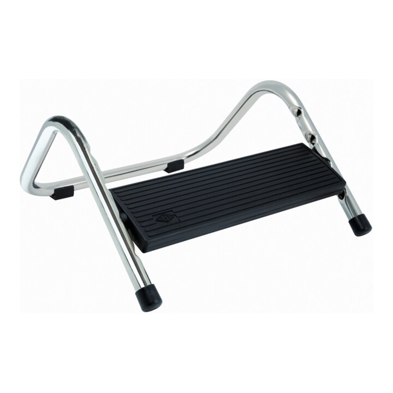 Fußstütze schwarz B335xT345xH165mm Höhenverstellung 4-fach 60-145mm WEDO