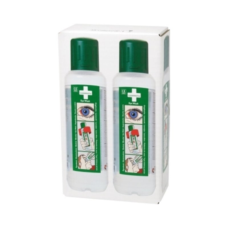 Augenspülflasche 2 x 0,5l DIN EN15154-4 CEDERROTH