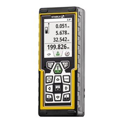 STABILA Laser-Entfernungsmesser LD 520 0,05-200 m mit Bluetooth mit Batterien