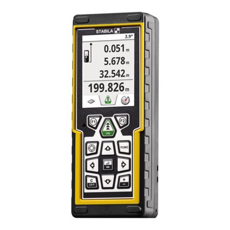 STABILA Laser-Entfernungsmesser LD 520 0,05-200 m mit Bluetooth mit Batterien