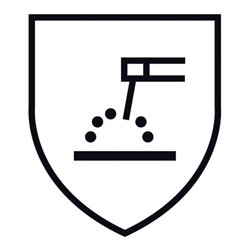 Weldas Schuerze Lava Brown L.ca. 107 braun Rindspaltleder 1 St.