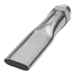 Riegler Lärmarme Flachdüse, M12x1,25, Messing vern., Düsenbreite 21,0 mm