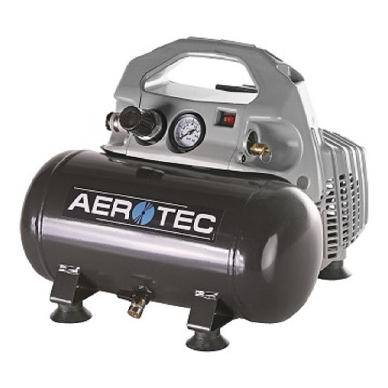 Aerotec Kompressor Airliner Silent 140L/70L/6L/8bar/0,4kW tragbar 230V 50Hz