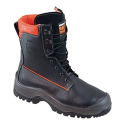 Forstsicherheitsstiefel NoRisk Gr.42 schwarz/orange Leder S3 SRC EN20345/EN17249
