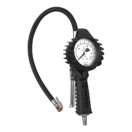 Riegler Stand.-Handreifenfüllmesser MS, Mano Durchmesser 80 mm, ungeeicht, 0-12 bar