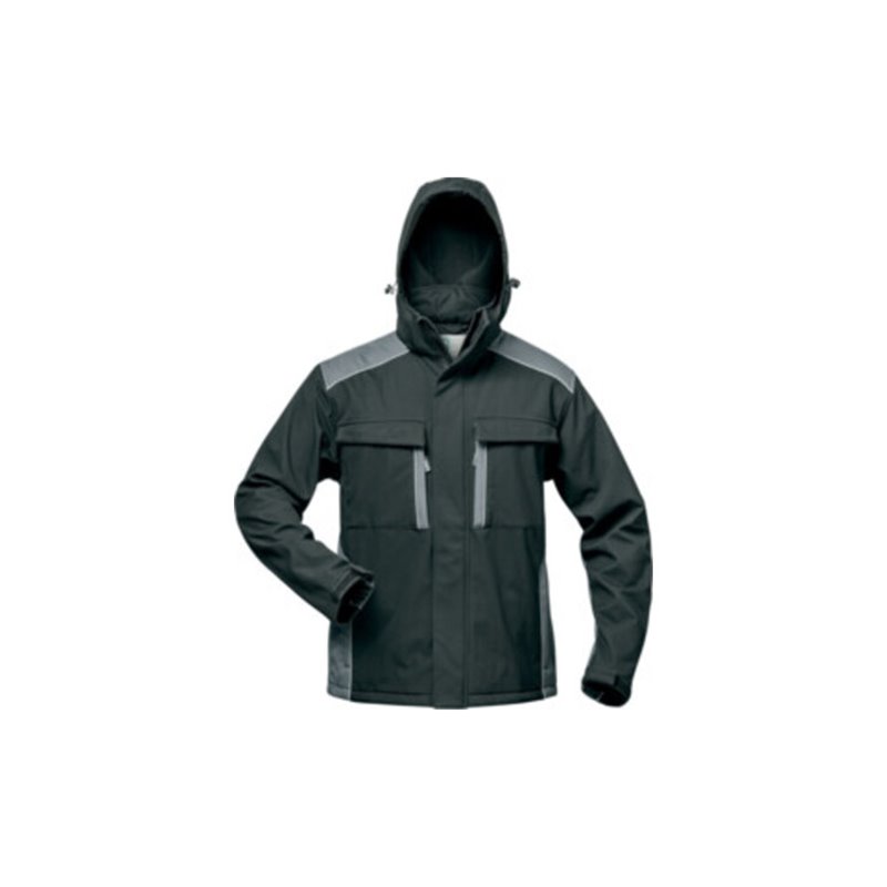 Feldtmann Softshelljacke Posen Gr.XL schwarz/grau 100% PES