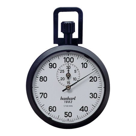 Hanhart Stoppuhr 1/100 Min.30 Min.mech.Industrie