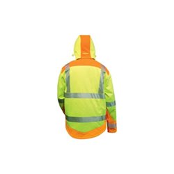 Warnschutzsoftshelljacke Rickmer Gr.L gelb/orange FELDTMANN