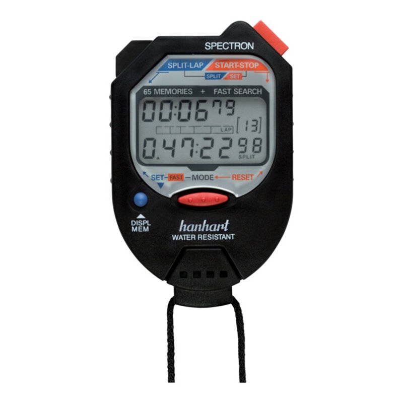 Hanhart Stoppuhr Spectron 1/100 Min.1/100 Sek.dig.