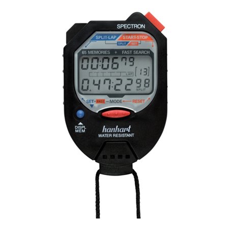 Hanhart Stoppuhr Spectron 1/100 Min.1/100 Sek.dig.