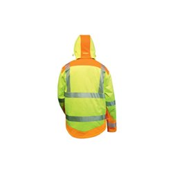 Warnschutzsoftshelljacke Rickmer Gr. XXL gelb/orange 100% PES Feldtmann