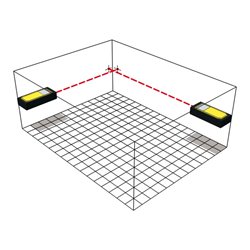 STABILA Laser-Entfernungsmesser LD 250 BT 0,20-50 m mit Bluetooth mit Batterien