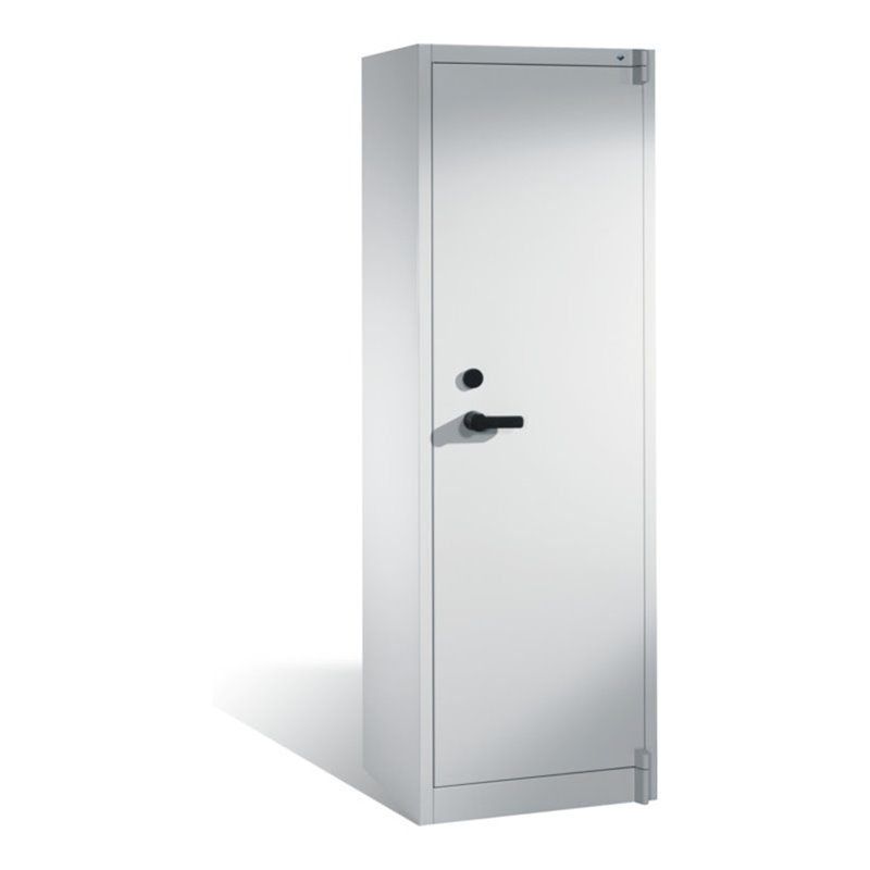 C+P Feuerschutzschrank Certos, 5 Ordnerhöhen, H1950xB650xT500mm Front Lichtgrau Korpus Lichtgrau