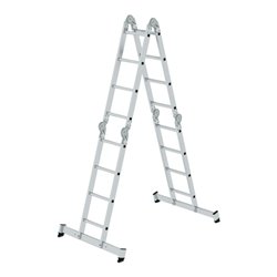 MUNK Aluminium-Vielzweckleiter nivello®-Traverse4x4Sp