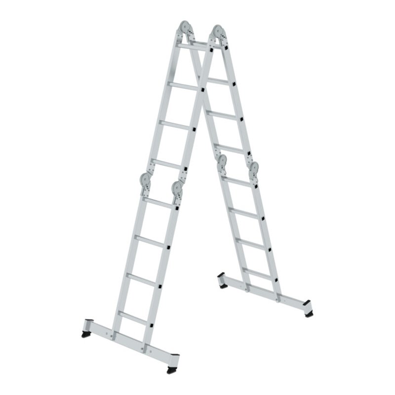 MUNK Aluminium-Vielzweckleiter nivello®-Traverse4x4Sp