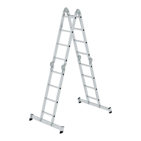 MUNK Aluminium-Vielzweckleiter nivello®-Traverse4x4Sp