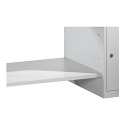 C+P Ablageboden für Werkbank mit einem Standschrank B1500mm Farbe Lichtgrau