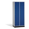 C+P Schließfachschrank Intro XL, 10 Fächer, H1950xB820xT600mm Front Enzianblau Korpus Lichtgrau