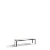 C+P Umkleidebank Basic, H420xB1500xT353mm Farbe Sitzleisten Lichtgrau Farbe Gestell Schwarzgrau