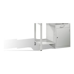 C+P Ablageboden für Werkbank mit einem Standschrank B1000mm Farbe Lichtgrau