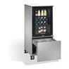 C+P Kühlschrank-Caddy Asisto mit Abfallsammler, H1150xB500xT600mm Weißaluminium